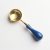 Blue Handle Large Gold Spoon