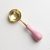 Pink Handle Large Gold Spoon